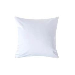 Homescapes Taie d'oreiller blanc en satin de coton égyptien 1000 fils, 40x40 cm -