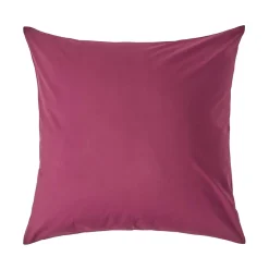 Homescapes Taie d'oreiller bordeaux 100% coton égyptien 200 fils, 60x60 cm - Best