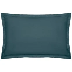 Atmosphera Créateur D'Intérieur Taie d'oreiller Carina coton 50x70cm bleu orage - Atmosphera