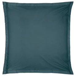 Atmosphera Créateur D'Intérieur Taie d'oreiller Carina coton 63x63cm bleu orage - Atmosphera Online