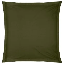 Atmosphera Créateur D'Intérieur Taie d'oreiller Carina coton 63x63cm vert kaki - Atmosphera Hot