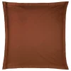 Atmosphera Créateur D'Intérieur Taie d'oreiller Carina coton 63x63cm terracotta - Atmosphera