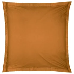 Atmosphera Créateur D'Intérieur Taie d'oreiller Carina coton 63x63cm jaune cumin - Atmosphera
