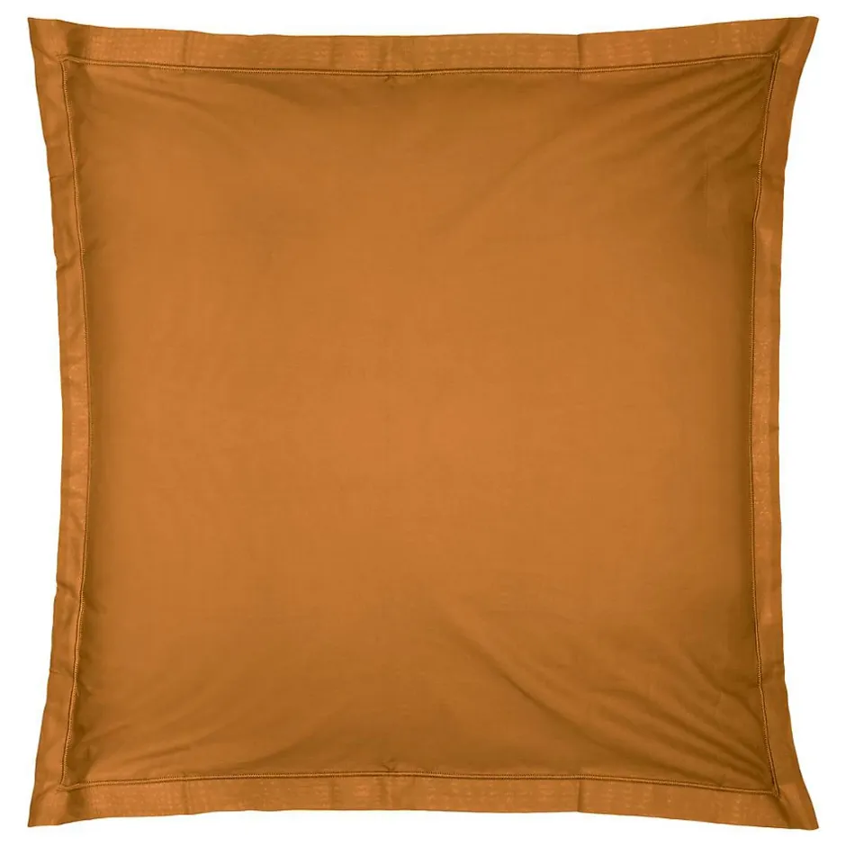 Atmosphera Créateur D'Intérieur Taie d'oreiller Carina coton 63x63cm jaune cumin - Atmosphera