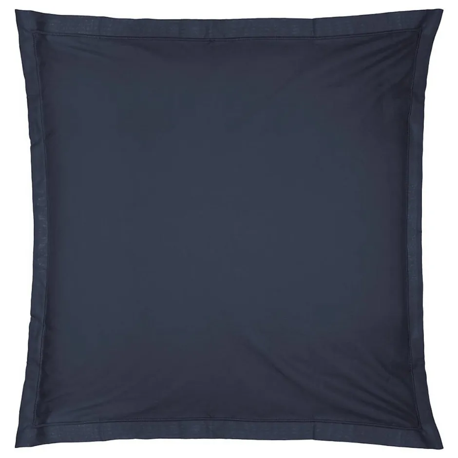 Atmosphera Créateur D'Intérieur Taie d'oreiller en coton - bleu encre 63x63 cm - Atmosphera