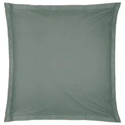 Atmosphera Créateur D'Intérieur Taie d'oreiller en coton - vert céladon 63x63 cm - Atmosphera