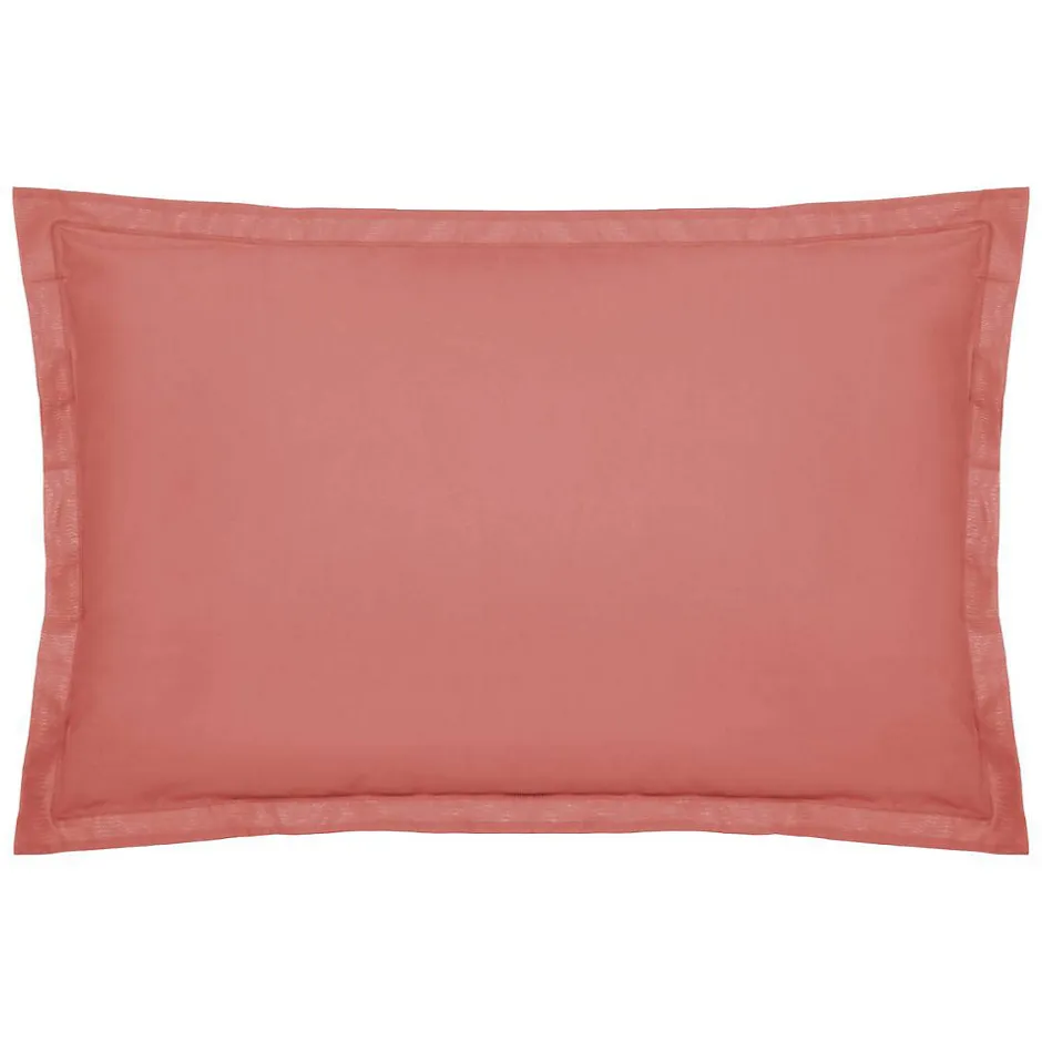 Atmosphera Créateur D'Intérieur Taie d'oreiller en coton - rose blush 50x70 cm - Atmosphera