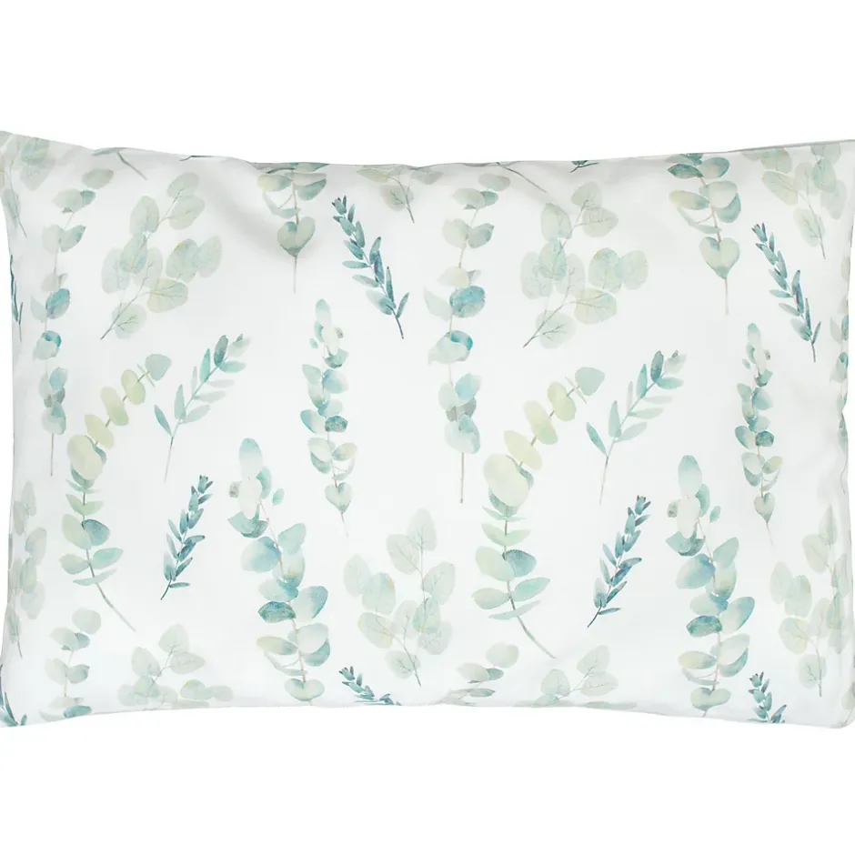 Sevira Kids Taie d'oreiller en coton réversible Eucalyptus New