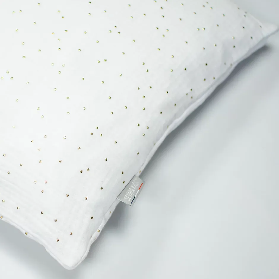 Sevira Kids Taie d'oreiller en gaze de coton Jeanne Online