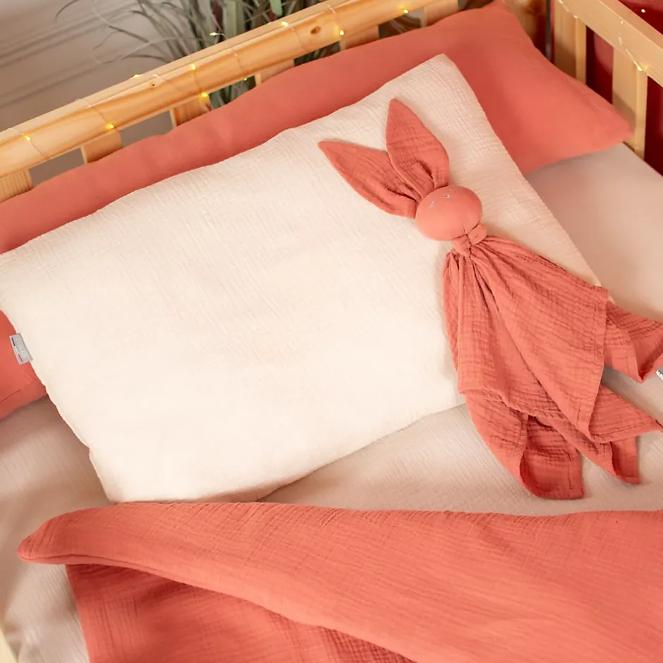 Sevira Kids Taie d'oreiller en gaze de coton Jeanne Hot