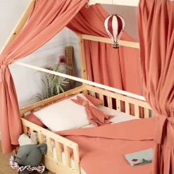 Sevira Kids Taie d'oreiller en gaze de coton Jeanne Hot