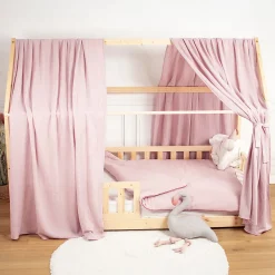 Sevira Kids Taie d'oreiller en gaze de coton Jeanne