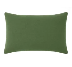 Eden Taie d'39oreiller en gaze de coton lave 50 x 70 cm Douce vert New