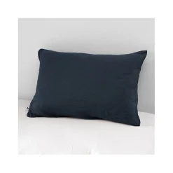 L'Effet Papillon Taie d'oreiller "Gaïa" 60 x 60 cm & 50 x 70 cm "Gaze de Coton" - Gaïa Minuit - 50 x 70 cm
