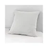L'Effet Papillon Taie d'oreiller "Gaïa" 60 x 60 cm & 50 x 70 cm "Gaze de Coton" - Gaïa Nuage - 60 x 60 cm