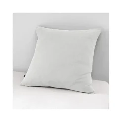 L'Effet Papillon Taie d'oreiller "Gaïa" 60 x 60 cm & 50 x 70 cm "Gaze de Coton" - Gaïa Nuage - 60 x 60 cm