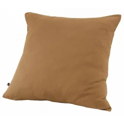 L'Effet Papillon Taie d'oreiller "Gaïa" 60 x 60 cm & 50 x 70 cm "Gaze de Coton" - Gaïa Camel - 60 x 60 cm
