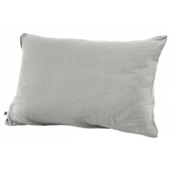 L'Effet Papillon Taie d'oreiller "Gaïa" 60 x 60 cm & 50 x 70 cm "Gaze de Coton" - Gaïa Nuage - 50 x 70 cm