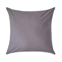 Homescapes Taie d'oreiller gris foncé 100% coton égyptien 200 fils, 80x80 cm -