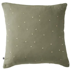 L'Effet Papillon Taie d'oreiller Pois Doré Déco
