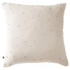 L'Effet Papillon Taie d'oreiller Pois Doré Déco "Gaïa Chic" 60 x 60 cm & 50 x 70 cm "Gaze de Coton" - Gaïa Chic Pampa - 60 x 60 cm