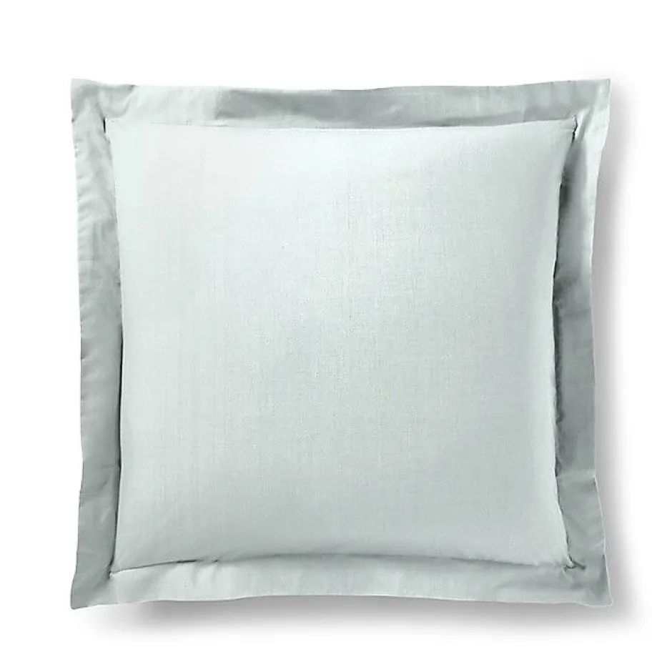 Coton Pur Taie d'oreiller "Prémium" toutes dimensions - Prémium Menthe - 63 x 63 cm volant plat piqué Sale
