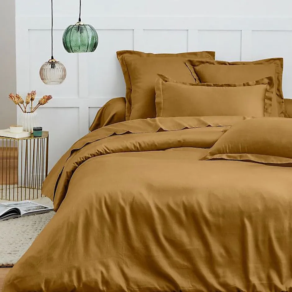 Coton Pur Taie d'oreiller "Prémium" toutes dimensions - Prémium Caramel - 50 x 70 cm Online