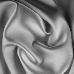Coton Pur Taie d'oreiller "Silk" Soie de mûrier - Silk Silver - 65 x 65 cm