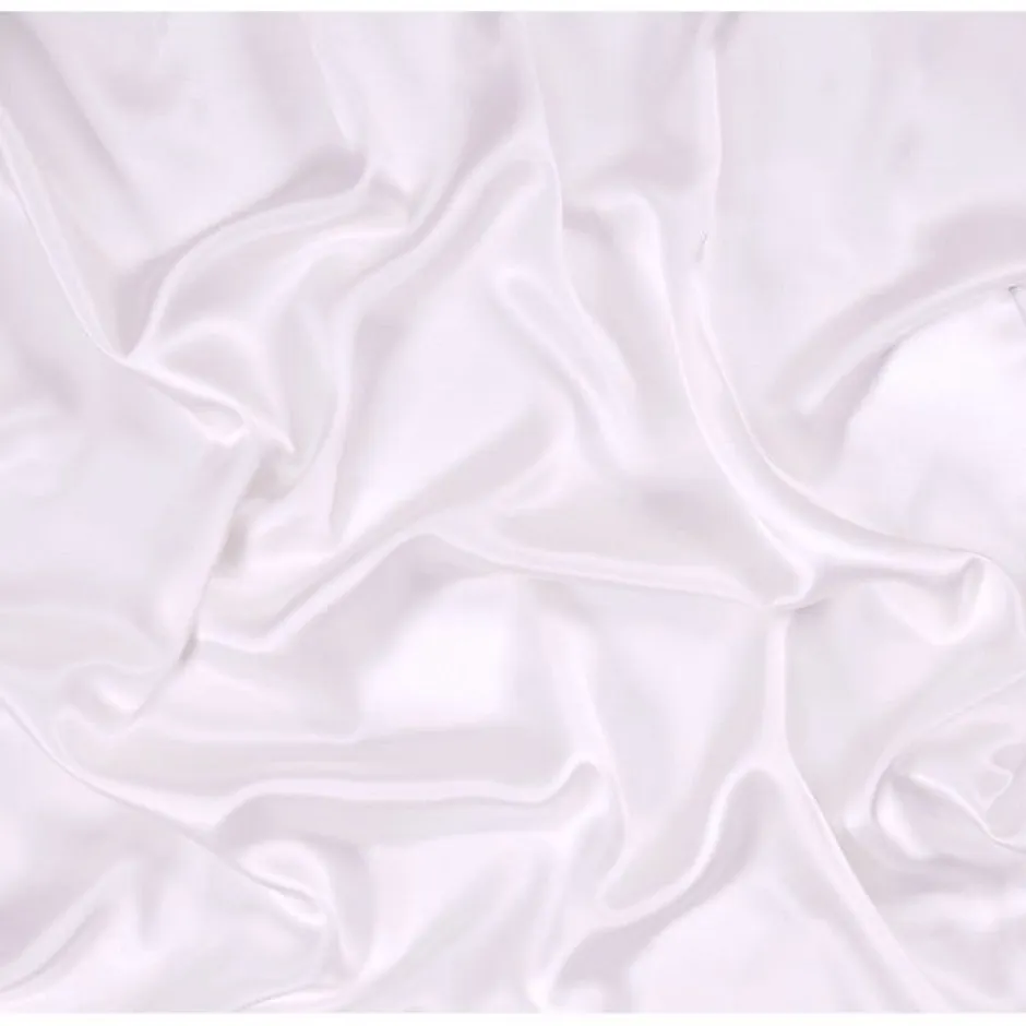 Coton Pur Taie d'oreiller "Silk" Soie de mûrier - Silk Ivoire - 50 x 70 cm