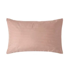 Homescapes Taie d'oreiller taupe satin rayé en coton égyptien 330 fils, 50x75 cm - Hot