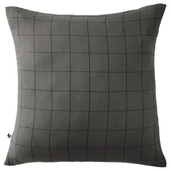 L'Effet Papillon Taie d'oreiller Tissé-teint grands carreaux Déco