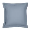 Todays Tools Taie d'oreiller TODAY Essential - 63 x 63+5 cm - 100% Coton uni - Denim
