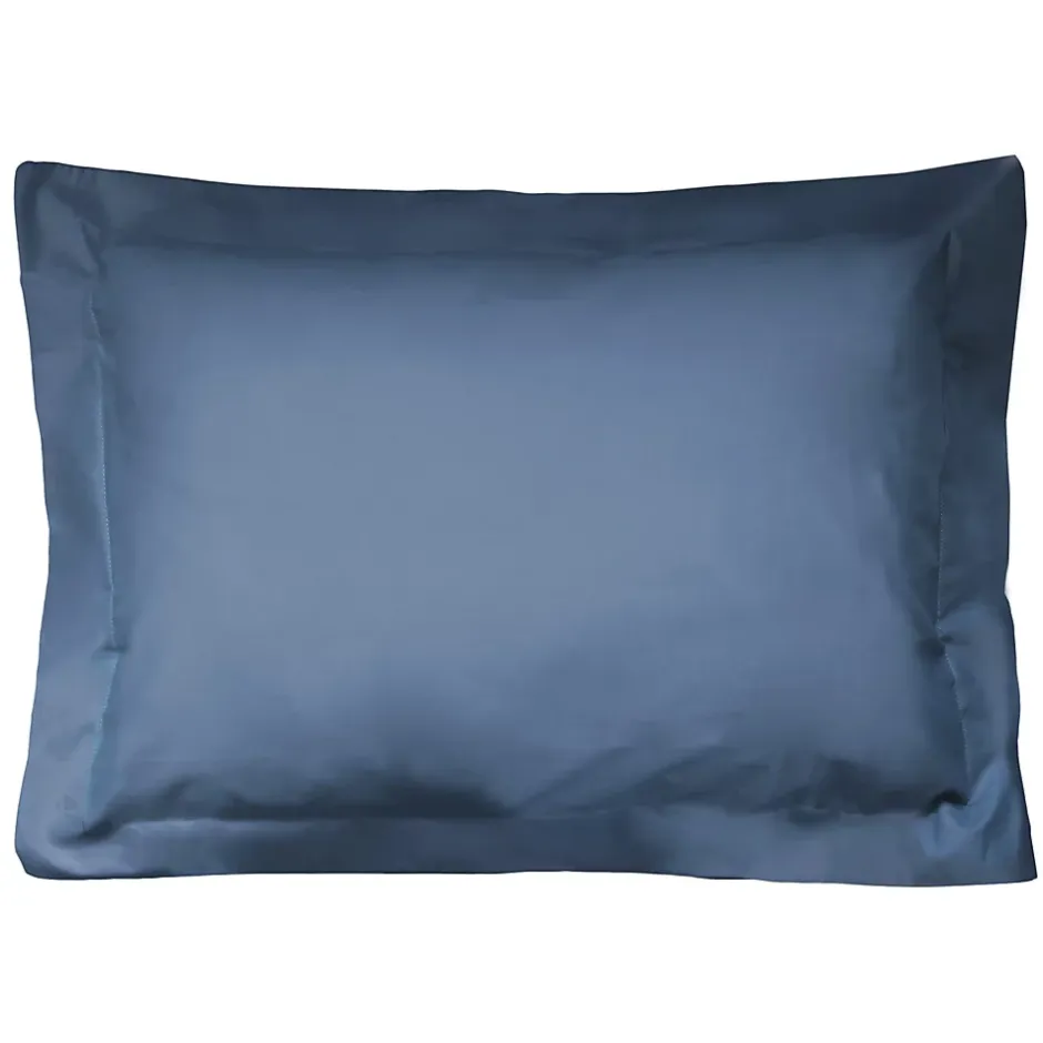 Linnea Taie d'oreiller uni 60x40 cm coton ALTO bleu Jean Online