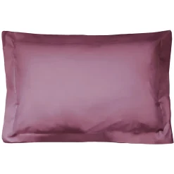 Linnea Taie d'oreiller uni 80x50 cm coton ALTO Raisin Sale