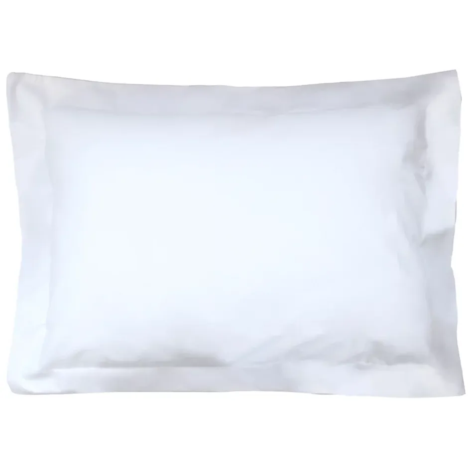 Linnea Taie d'oreiller uni 60x40 cm coton ALTO Blanc Hot