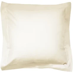 Linnea Taie d'oreiller uni 65x65 cm coton ALTO Crème Discount