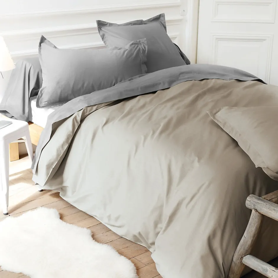 Linnea Taie d'oreiller uni 65x65 cm coton ALTO Chamois