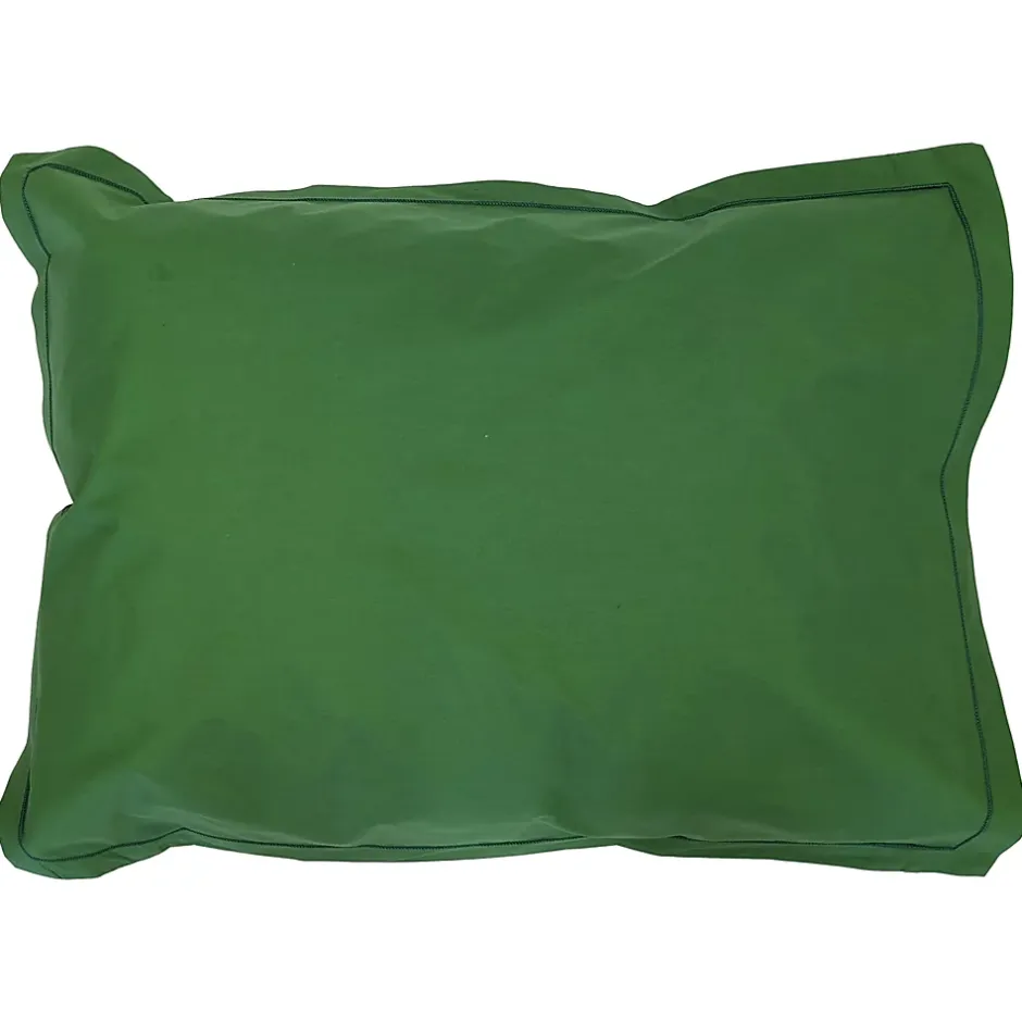 Linnea Taie d'oreiller uni 50x70 cm en coton ÉVASION Vert fougère Clearance