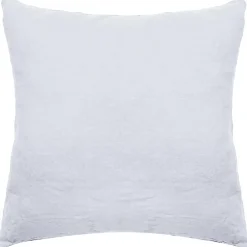 Linnea Taie d'oreiller uni 65X65 cm lin lavé froissé SONATE blanc Neige Outlet