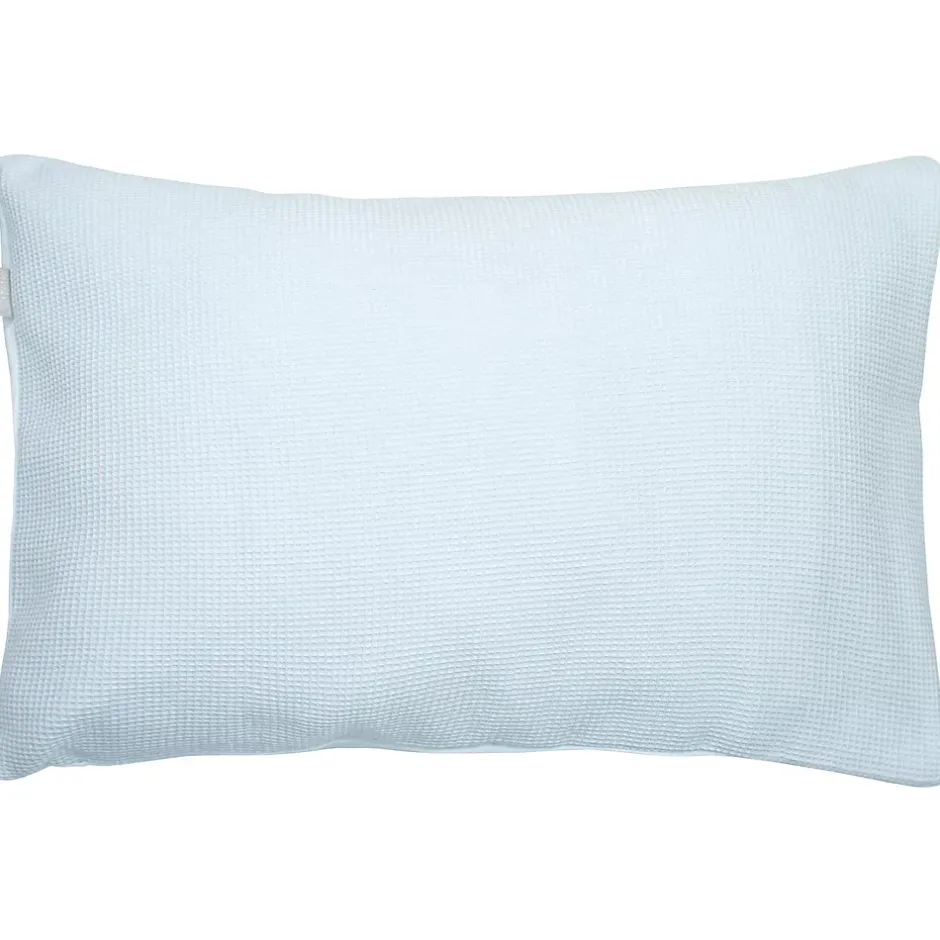 Sevira Kids Taie d'oreiller unie en coton nid d'abeille Best