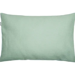 Sevira Kids Taie d'oreiller unie en coton nid d'abeille
