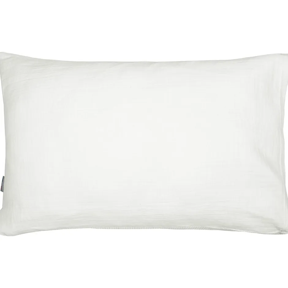 Sevira Kids Taie d'oreiller unie en coton nid d'abeille Discount
