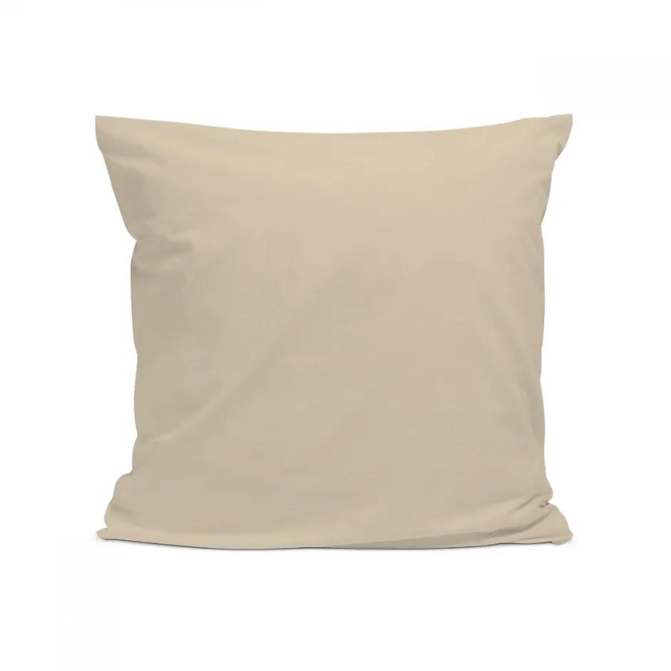 Bleu Calin Taie d'oreiller unie 65x65cm PERCALE LIN Online