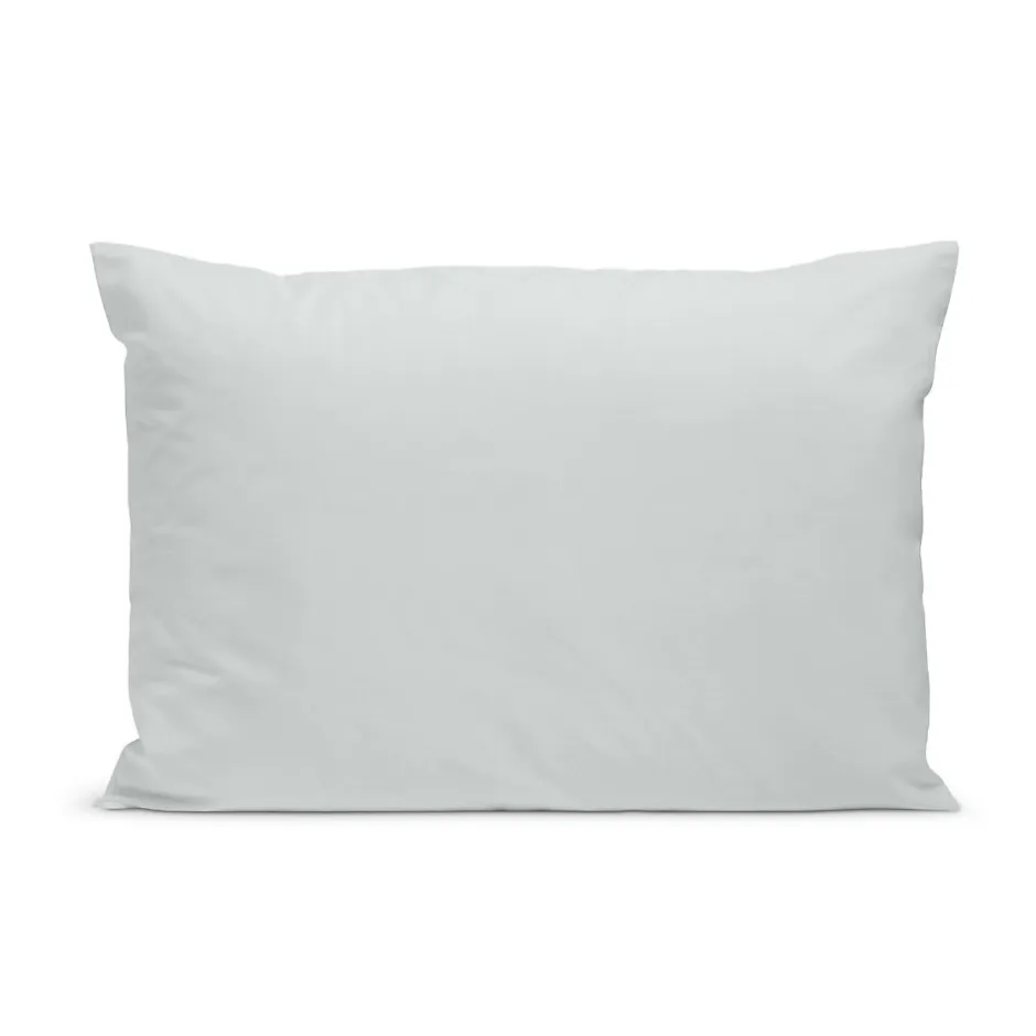 Bleu Calin Taie d'oreiller unie 50x75cm PERCALE GRIS CLAIR Clearance