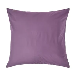 Homescapes Taie d'oreiller violet 100% coton égyptien 200 fils, 60x60 cm -