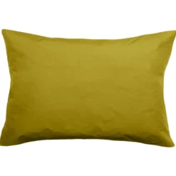 Linnea Taie d'oreiller volants plats 50x70 cm percale MANOIR vert Jasmin