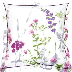 Linnea Taie d'oreiller 65x65 cm coton PRETTY blanc