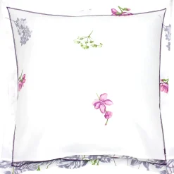 Linnea Taie d'oreiller 65x65 cm coton PRETTY blanc