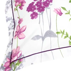 Linnea Taie d'oreiller 65x65 cm coton PRETTY blanc