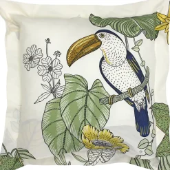 Linnea Taie d'oreiller 65x65 cm coton TOCO vert Online